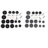 23 Pieces Cymbal Replacement Accessories Non Slip 2.5cm 4cm 5cm Felt Pads Drum Cymbal Sleeves Nuts W