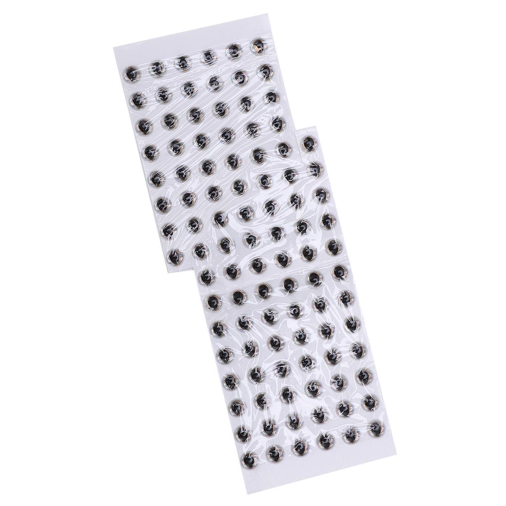 100Pcs Fish Eyes 4mm   3D Round Soft   Lightweight Delicate Fishing Lure Eyes