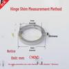 Anti-theft Stainless Steel Door Hinge Shim with Thickened Round Non-standard Flat Washer