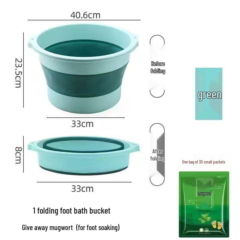 Přenosný izolovaný skládací umyvadlo na nohy pro zimu