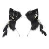 Plush Feather Hair Accessories Metal Headgear Comic Show Cosplay Party Props Exotic Headband Simulation Wolf Ear Headband