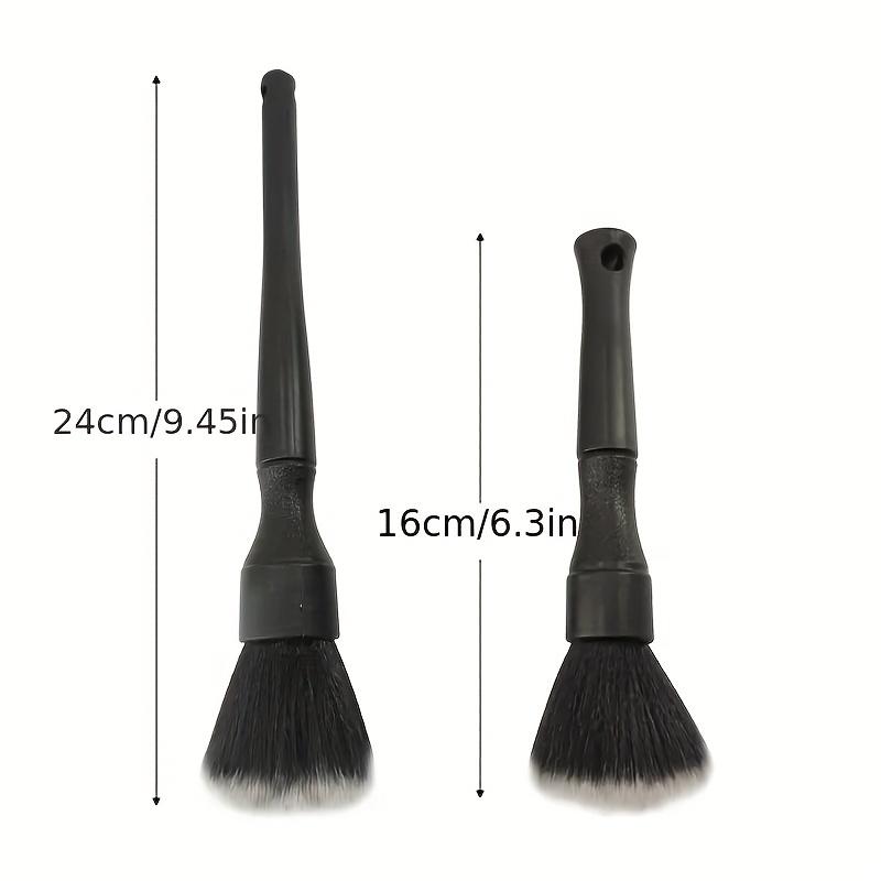 Lucullan Ultra-Soft Detailing Brush Super Dense Auto Interior Detail Brush With Synthetic Bristles Car Dashboard Duster Brush