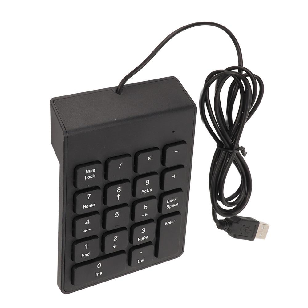1PCS/2PCS Plug and Play Wired Number Pad 18 Keys Numeric Keypad  Financial Accounting