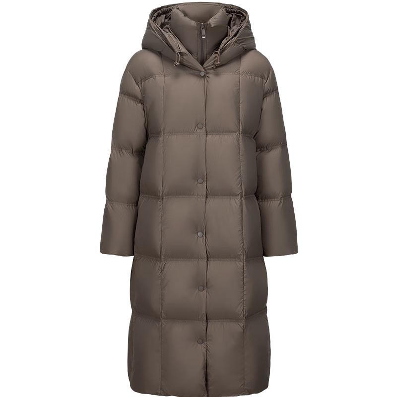 

Jiu Zi Anna Kou Women s Cloud Puff Hooded Long Down Jacket XL