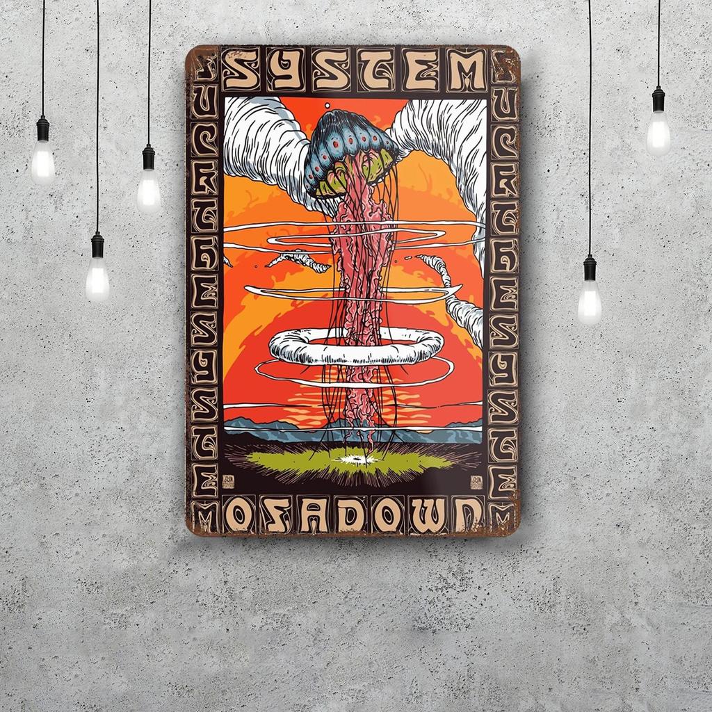 System of a Down Band Funny Bar Metal Sign Retro Plaque Sign Alcohol Drinker Pub Club Man Cave Kitchen Wall Decoration
