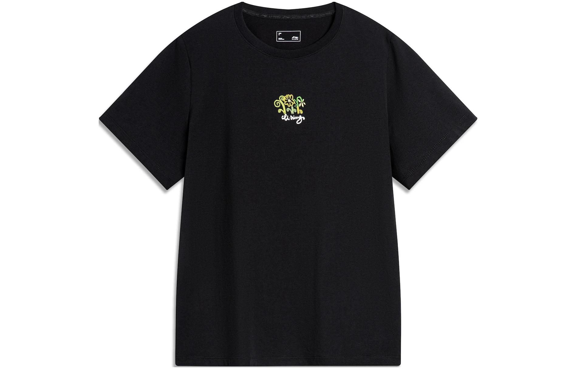 Li Ning China Culture Collection T Shirt Women s Black AHSU330-5 M