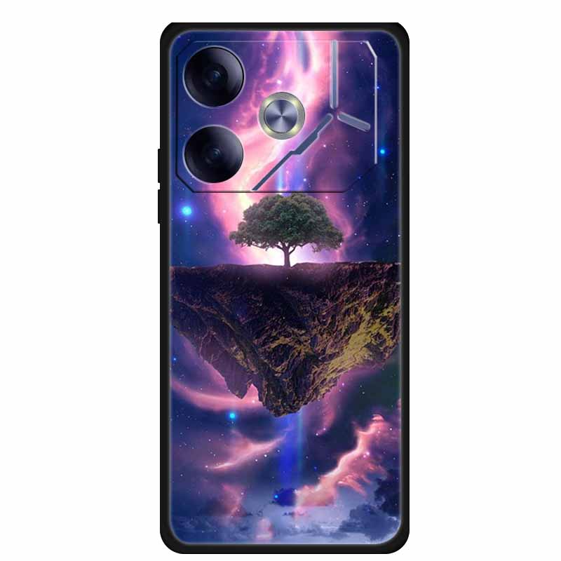 Phone Case For Tecno Pova 6 Back Cover Case Shockproof Black Silicone Soft Funda For Tecno Pova 6 Case Pova6 6.78" Capas Coque