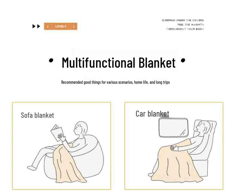 Luxurious Heavyweight Rabbit Fur Plush Blanket - Coral Fleece for Bed, Sofa, or Nap; Perfect for Winter.