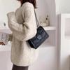 Vintage Rivet Chain Small Shoulder Bags For Women Flap PU Leather Fashion Small Square Crossbody Bag Designer Handbag