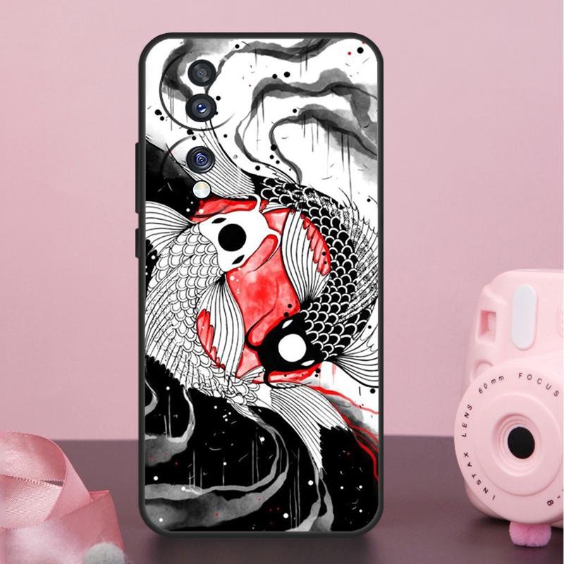 

Чехол с изображением рыбы кои Инь-Ян для Honor 400 200 Pro 50 70 90 X9a X9b X9c X9d X8b X8c Win Magic 8 Pro 5 6 7 Lite Honor Magic8 Lite