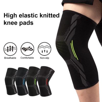 1 Stück Fitness Laufen Radfahren Kniebandage Elastische Nylon Sport Kompressions-Knieschoner-Hülle für Basketball Volleyball Knie