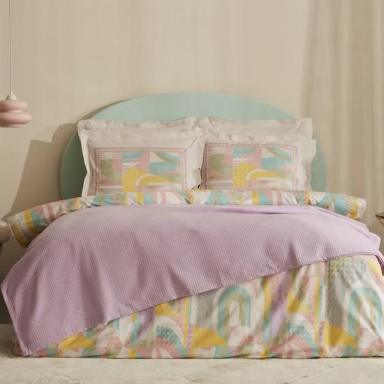 

Karaca Home Pine Çift Kişilik Nevresim Pike Set Lila