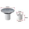 Copertura Scarico Doccia 115mm Copertura Sifone Doccia Rimovibile Tappo Vasca Durevole Bagno