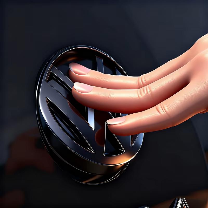 Hijk1 Volkswagen Car Logo Front Grille Rear Trunk Decoration Sticker For VW GTI Golf Polo Passat Tiguan T-ROC CC Arteon/Car Keychain.