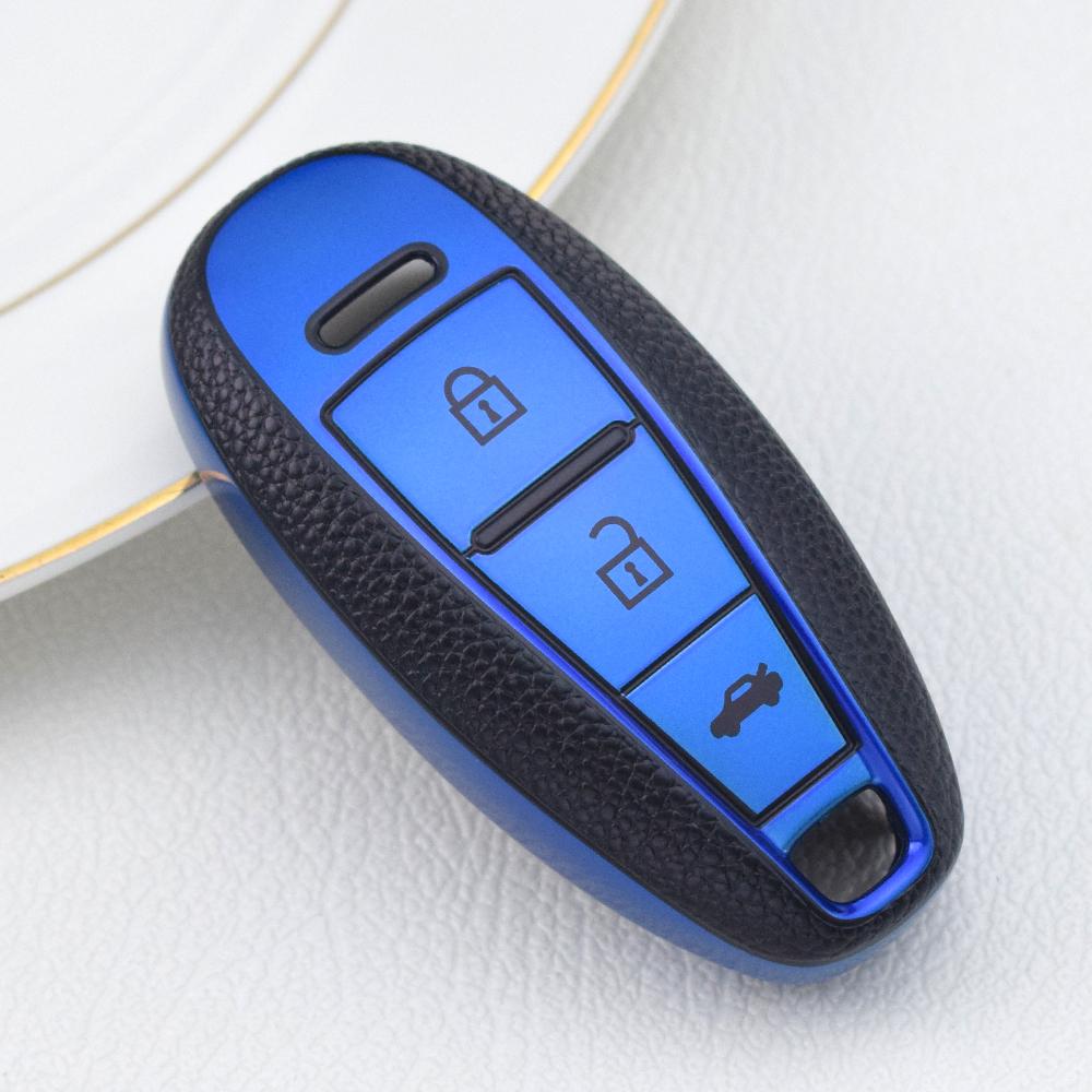 2 3 Button TPU Key Fob Cover Case Shell Set Protect Skin Holder for SUZUKI Swift Sport SX4 SCORSS Grand Vitara Keyless Remote