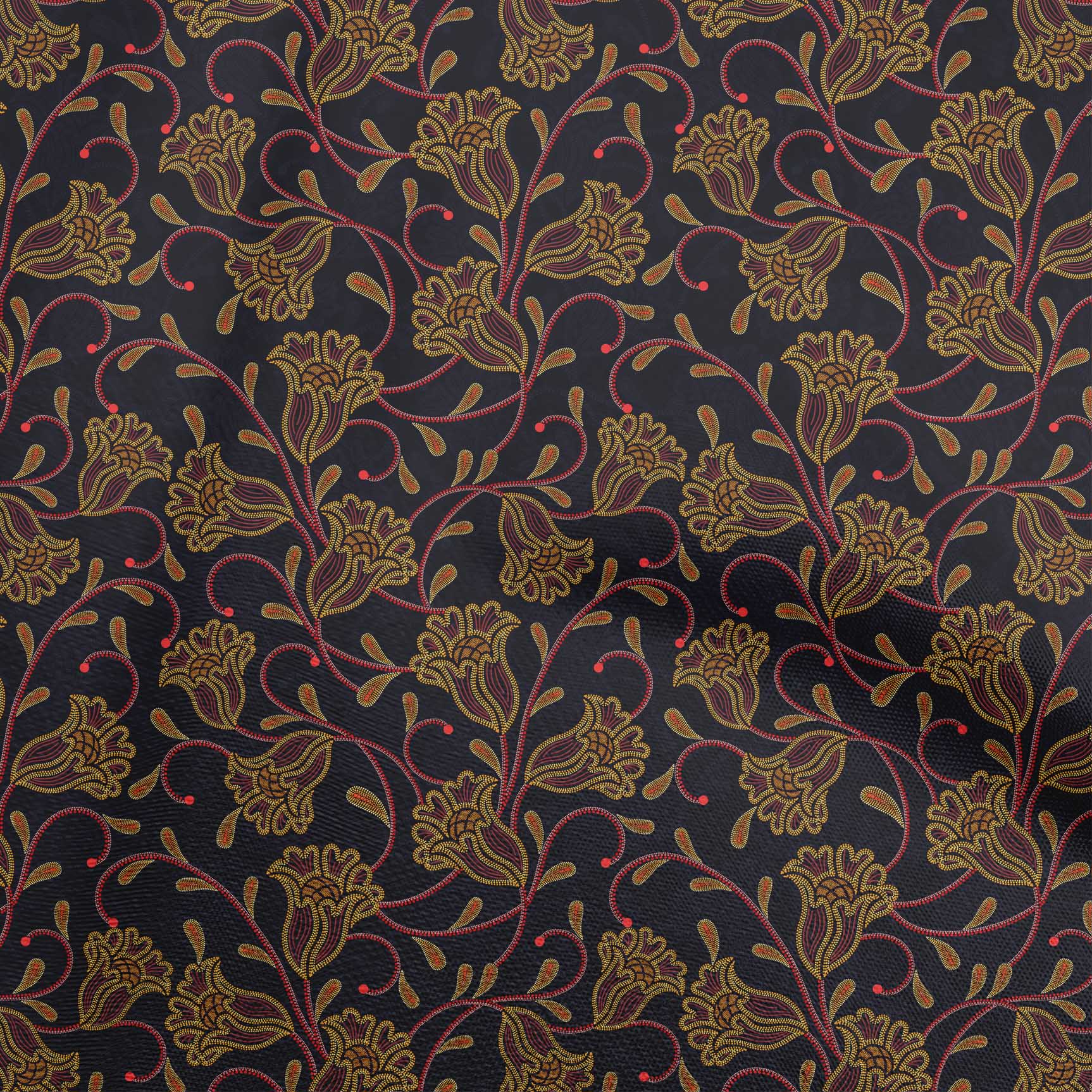 

oneOone Cotton Flex Grey Тканина з квітковим малюнком у крапку Тканина для стьобання своїми руками Тканина з принтом Тканина на двір 40 дюймів 42 Inch Wide - Viscose Chiffon жовтий