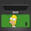 Homer Simpson Mouse Pad, Large Gaming Desk Mat, Non-slip XXL Mousepad for Laptop & Tablet, Mini PC Playmat with Stitched Edges