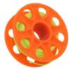Diving Finger Reel Scuba Reel with Double End Hook 30m Fluorescent Green Line for Underwater Sports Orange