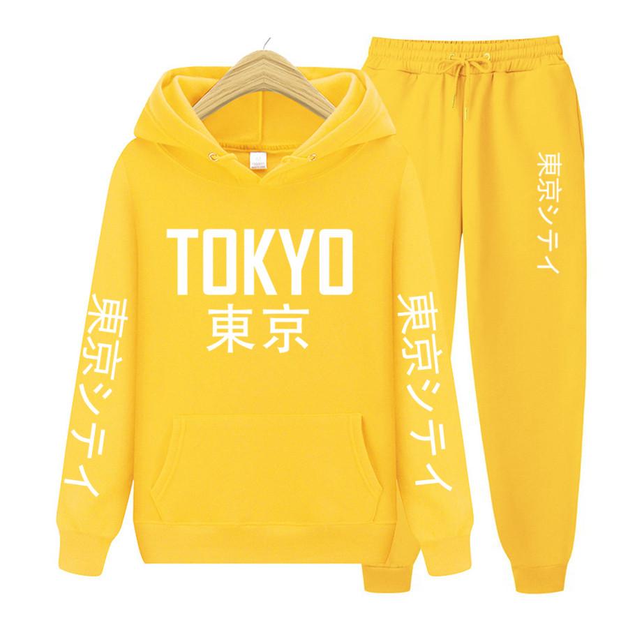 Conjunto de 2 peças de manga comprida feminina com capuz e calça de moletom terno feminino moletom de lã com capuz calças de corrida