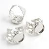 12mm-20mm Classic 6 Colors Plated Copper Material Adjustable Ring Settings Base,Fit 12-20mm Glass Cabochons Ring Bezels