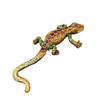 SKEDS Classic Women Men Vintage Crystal Lizard Badges Brooch Fashion Baroque Boutique Shining Pin For Ladies's Clothing Coat