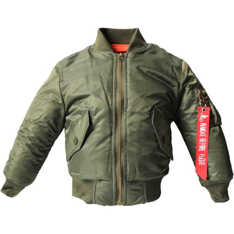 Kids Unisex Thickened MA-1 Style Pilot