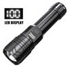 680000LM Portable Strong Light LED Flashlight Rechargeable Powerful Tactical Flashlights Zoomable Torch Outdoor Camping Fishing