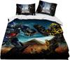 3D Printed T-Transformers Duvet Cover and Pillowcase, Double Bed Bedding Set, Bedroom Decoration, Gift for Girls and Boys