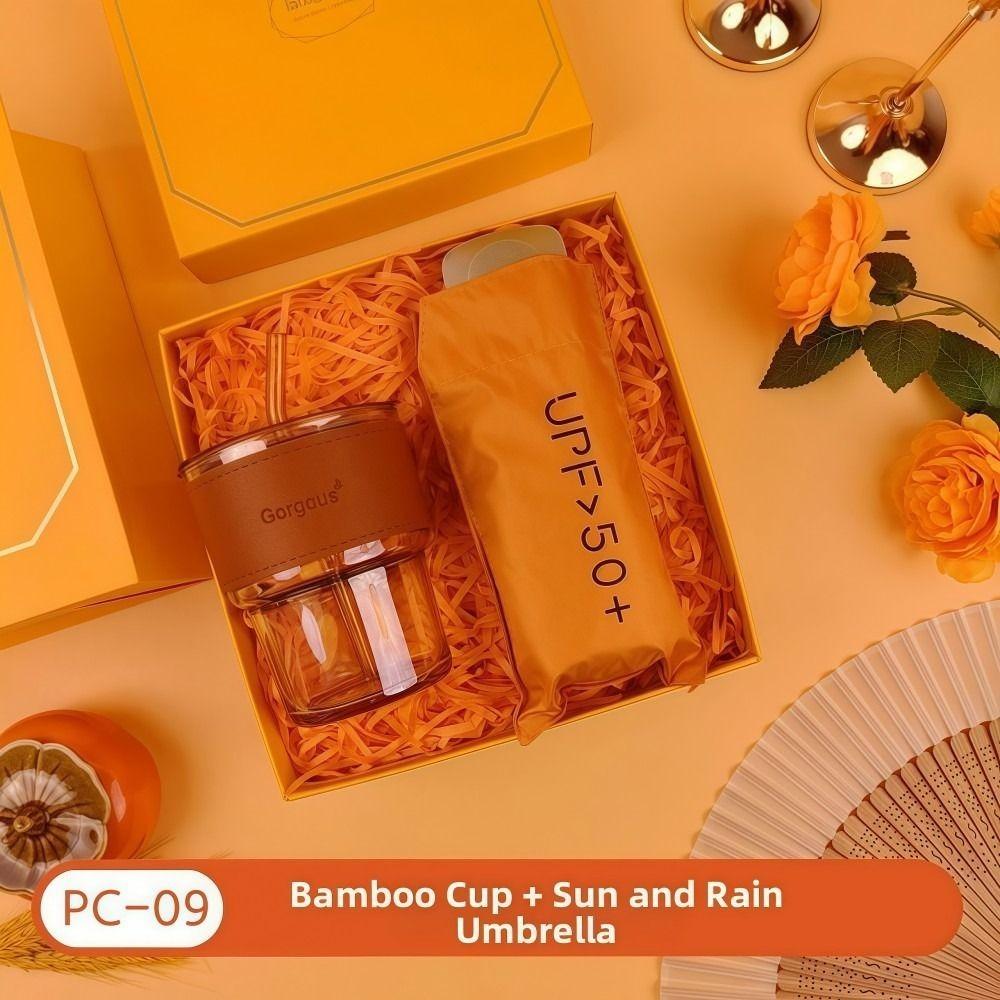 3IN1 Souvenir Gift Set Stylish Design with Paper Bag Practical Gift Sets Luxury Fan/Towel/Cup Gift Box Set Personalized Gifts