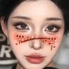 10Pcs Halloween Vampire Bat Fake Freckles Temporary Tattoo Stickers For Child Womanhot Stamping Freckles Makeup Party Face Makeu