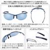 Used New [SWANS] Sports Sunglasses Airless-Core SACR-0067_MBK Made In Japan Polarized Lenses MBK Matte Black/Polarized Ultra Ice Blue