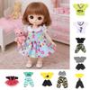 16cm Dress Up Fashion Best Gifts Girls Toys Dolls Skirt Suit Doll Clothes