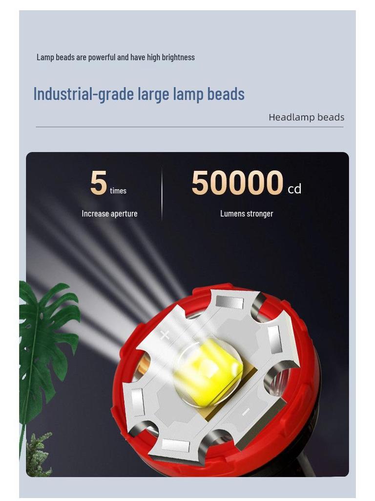 Rechargeable LED Flashlight: Compact, High Brightness, Long Battery Life, Long Range, Ideal for Hotels and Emergencies.