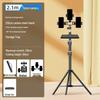 Dual Phone Live Streaming Stand with Multi-Camera Holder and Fill Light for Douyin
