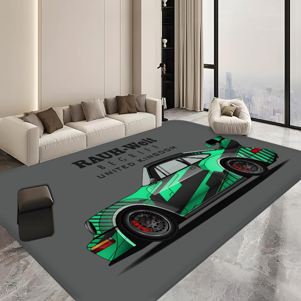 Japan sports car jdm RWB 911 964 933 Painted Door Mat Kids Room Bedroom Decoration Balcony Anti-Slip Doormat Doormat Area Rug