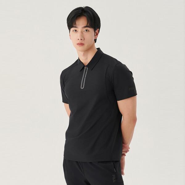 Fila Cooling Stretch Short Sleeve Polo blacks/100