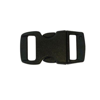 Créacord - Plastic Clip Clasps (ideal Créacord) 3 X 1,5cm Black X10