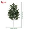 Fake Pine Needle Branches With Durable Plastic Construction For Festive Decorations And Gift Displays