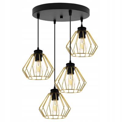 Ceiling Hanging Lamp Chandelier Gold Loft Druciak