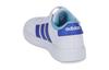 adidas Grand Court   Strap Little Kid 'White Lucid Blue' HP8915