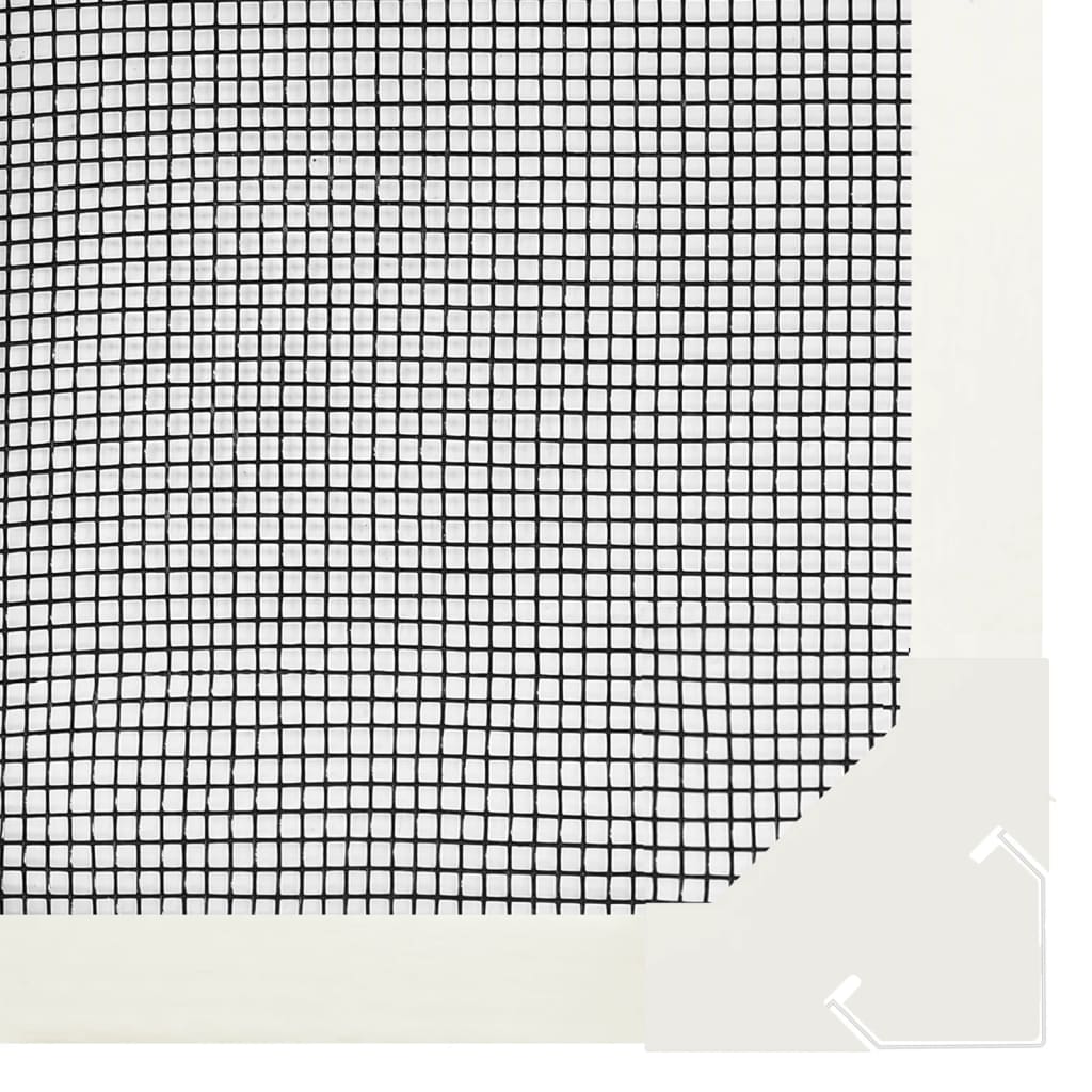 Magnetic Insect Screen for Windows White 120 X 140 Cm