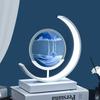 Sandscape Moving Sand Art Picture Table Lamp Quicksand 3D Dynamic Liquid Hourglass Flowing Sand Painting Bedroom Home Decor Gift
