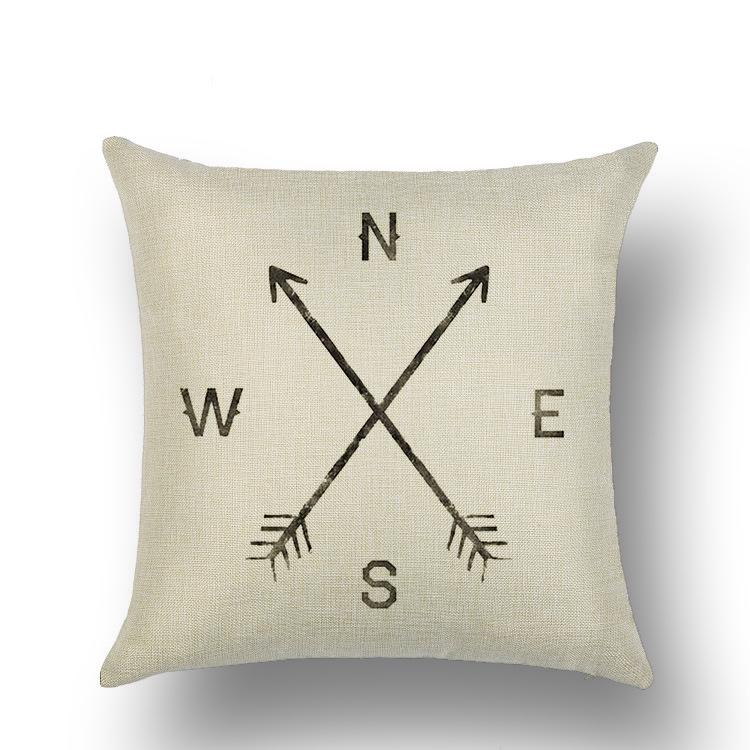 

Новая льняная наволочка, чехол для подушки, удобная для сна на боку, диван, свежая и дышащая 45*45cm