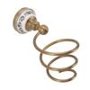 Brass Hair Dryer Holder Antique Retro Style Blow Dryer Rack  Bathroom Salon Barber Shop