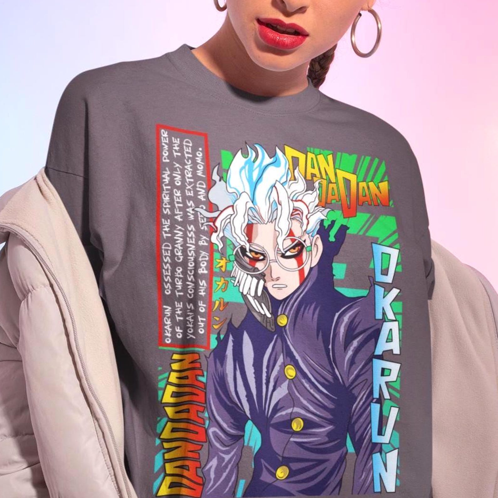 Okarun Anime Shirt - Comedy Manga Tee,Okarun Tshirt,Ken Takakura Sweater 2XL