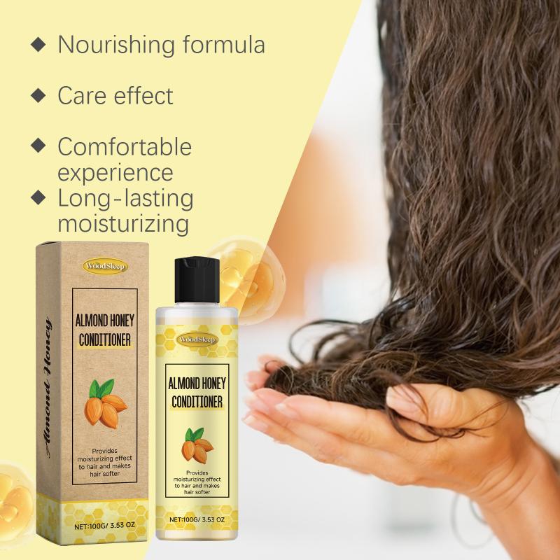 Honey Nourishing Shampoo Conditioner Kit Deep Moisturize Control Oil Clean Dirt Smooth Repair Hair For Women Men Home Use