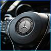 For Mercedes Benz AMG A B C E G R S CLA CLK Class GLA GLC GLE GLK C200 C200L C230 C240 Car Steering Wheel Sticker Badge Decoration Auto Accessories