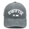 European and American SWIFTIE Embroidered Baseball Cap Summer Washed Retro Taylor Fan  Female  Comfortable Breathable Adjustable