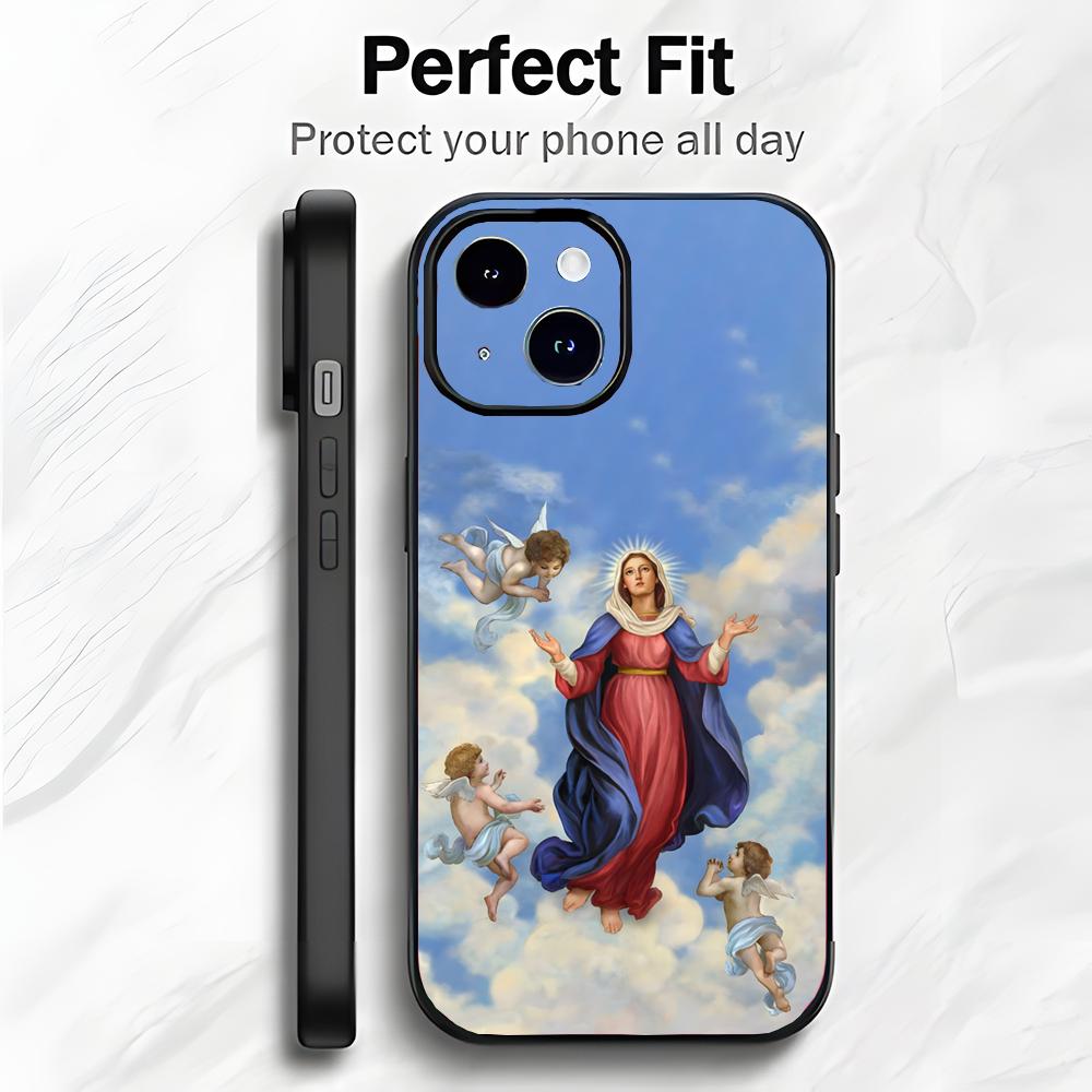 

Holy Religious Event Art Assumption of Mary Phone Case Phone Case Soft Packaging Lightweight For iPhone17 16 15 14 13ProMax iphone17air