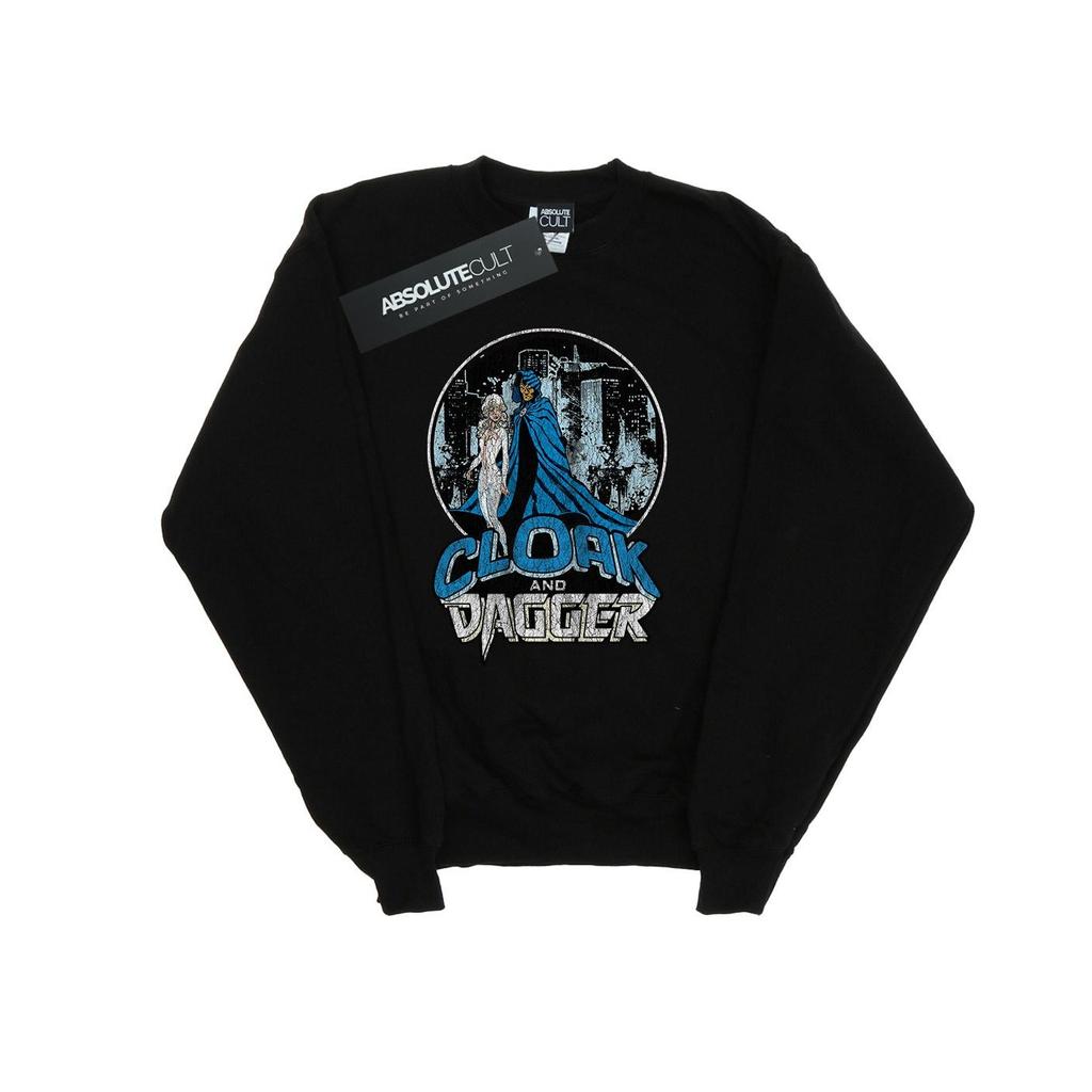 Marvel Mens Cloak And Dagger Retro Sweatshirt